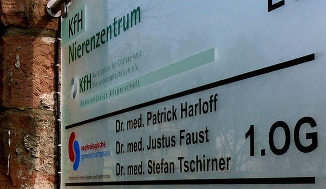 Praxisschild